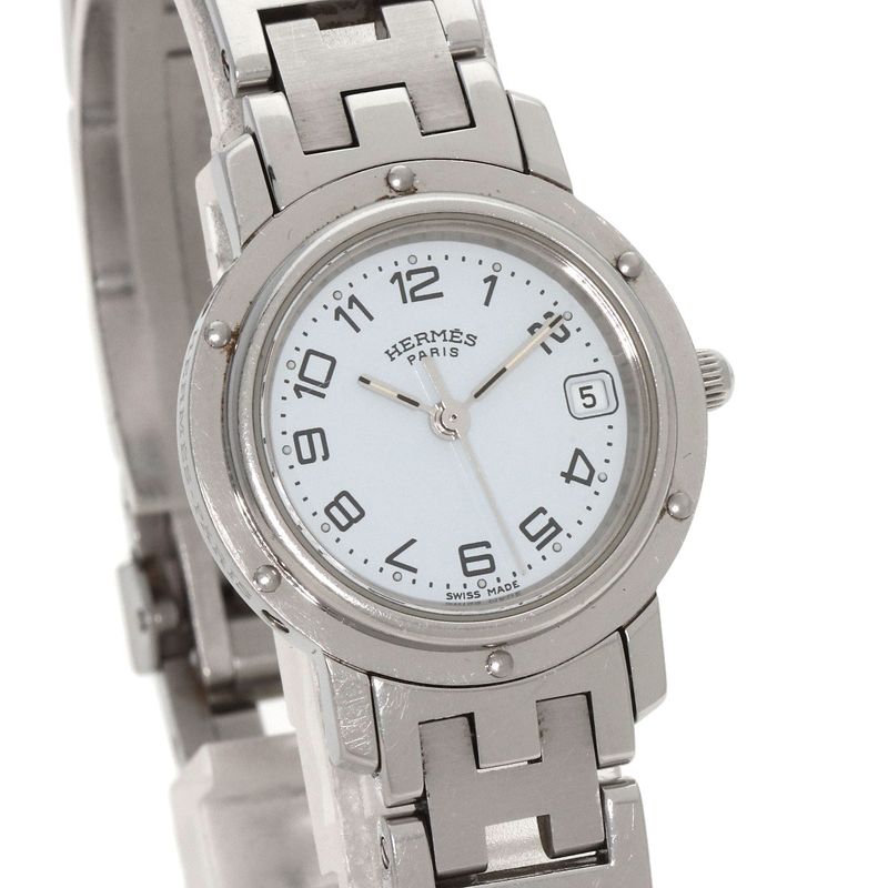 Hermes Clipper Watch SS