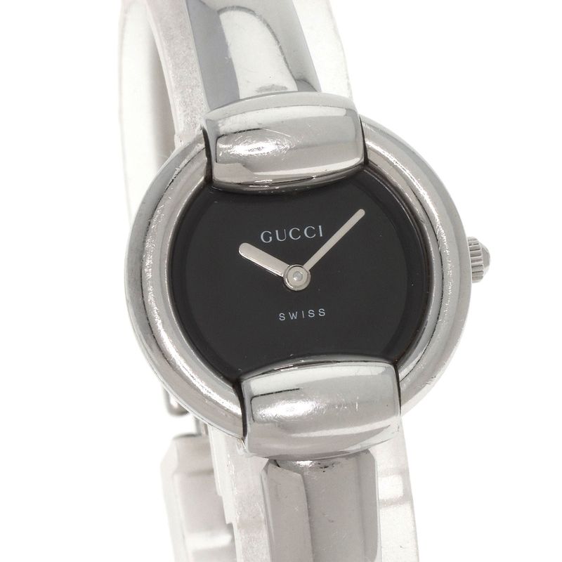 Gucci Round Face Watch SS