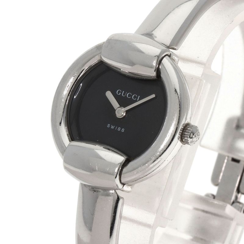 Gucci Round Face Watch SS
