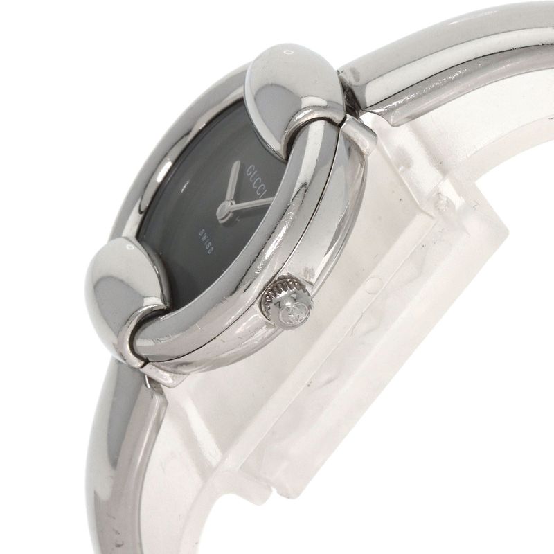 Gucci Round Face Watch SS