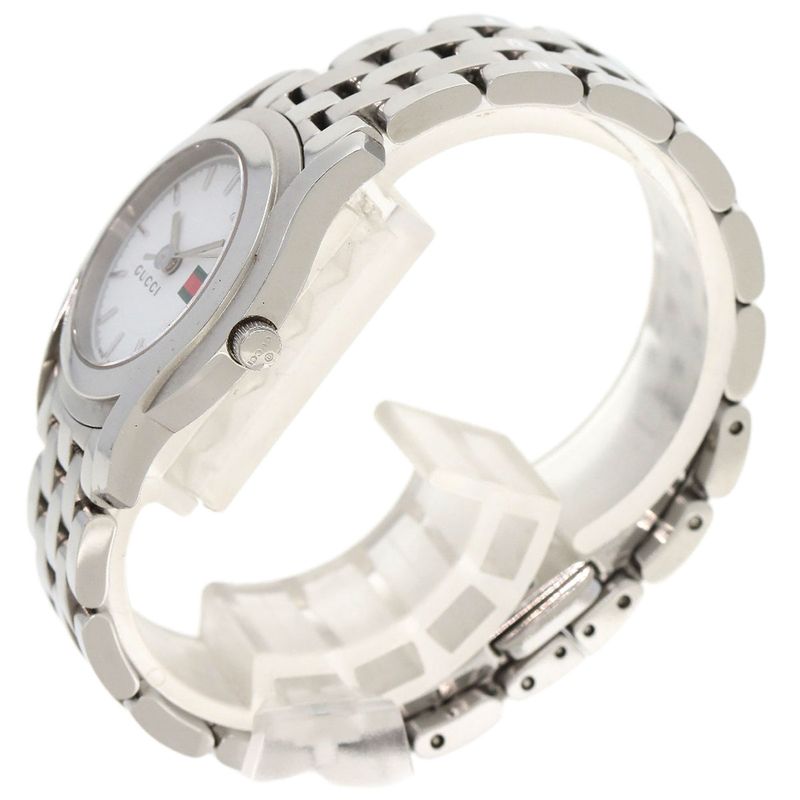 Gucci Round Face Watch SS