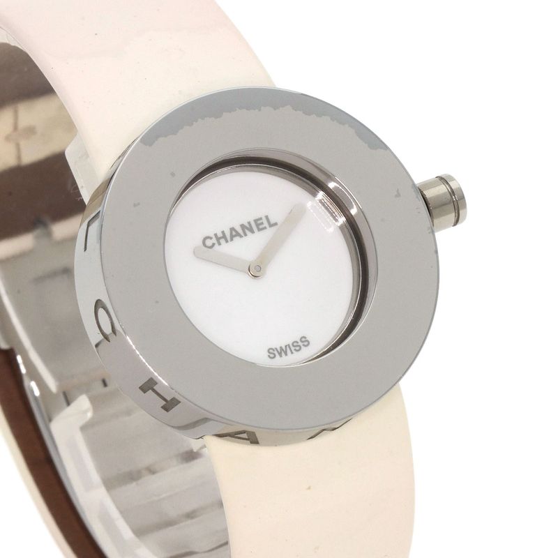 Chanel la Ronde Watch Metal Leather