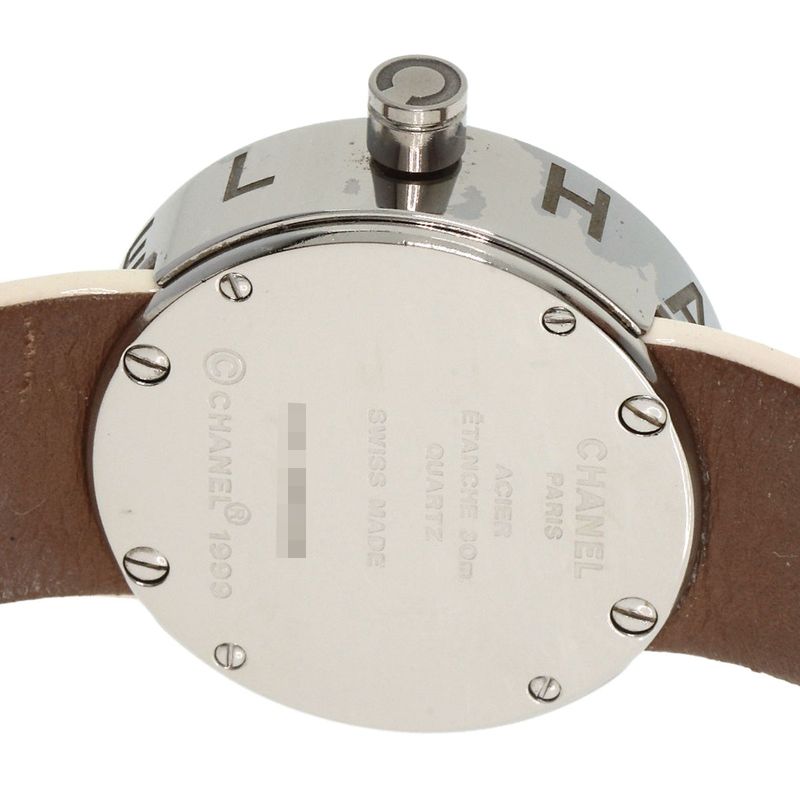 Chanel la Ronde Watch Metal Leather