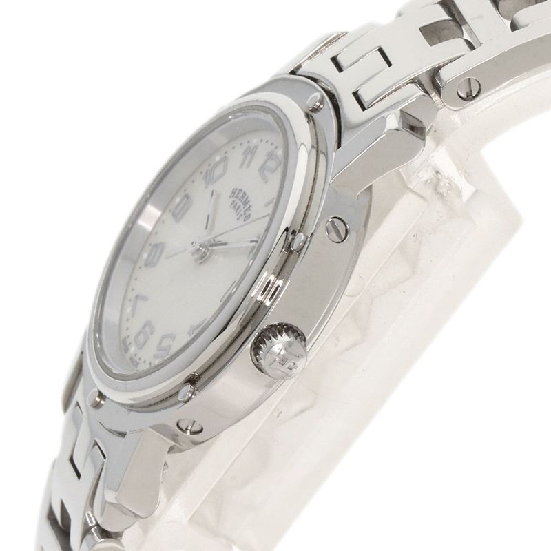 Hermes Clipper Cles Watch SS