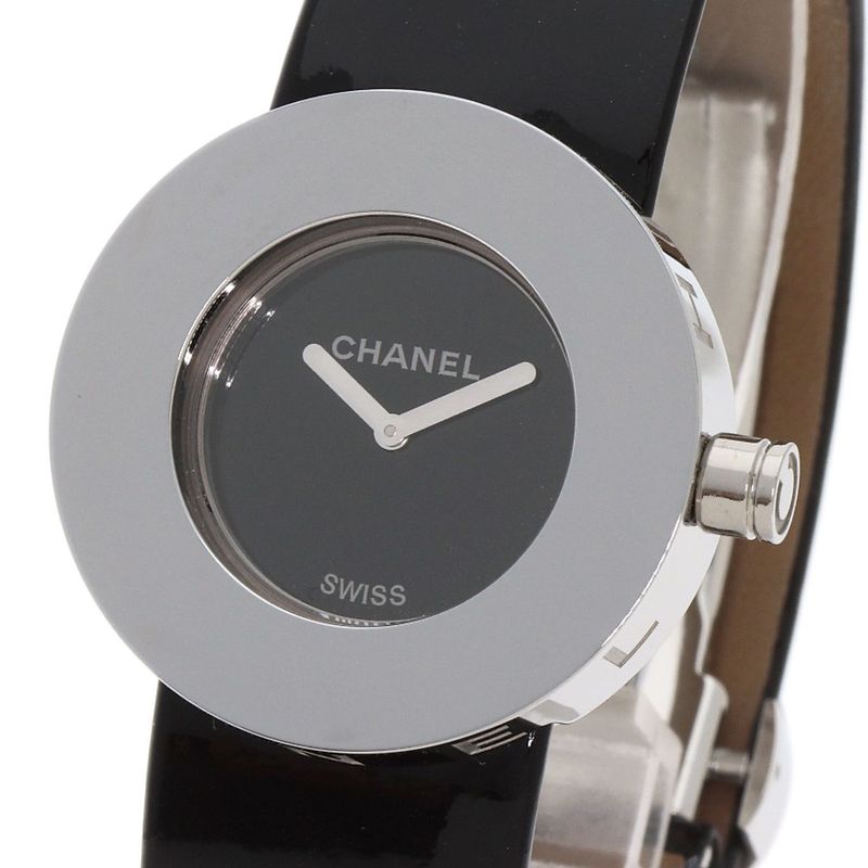 Chanel la Ronde Watch SS Leather