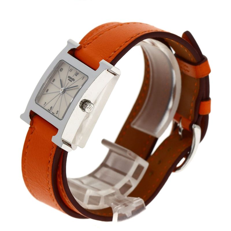 Hermes Watch Double Tour SS Leather