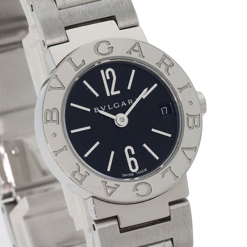 Bvlgari Watch SS Black