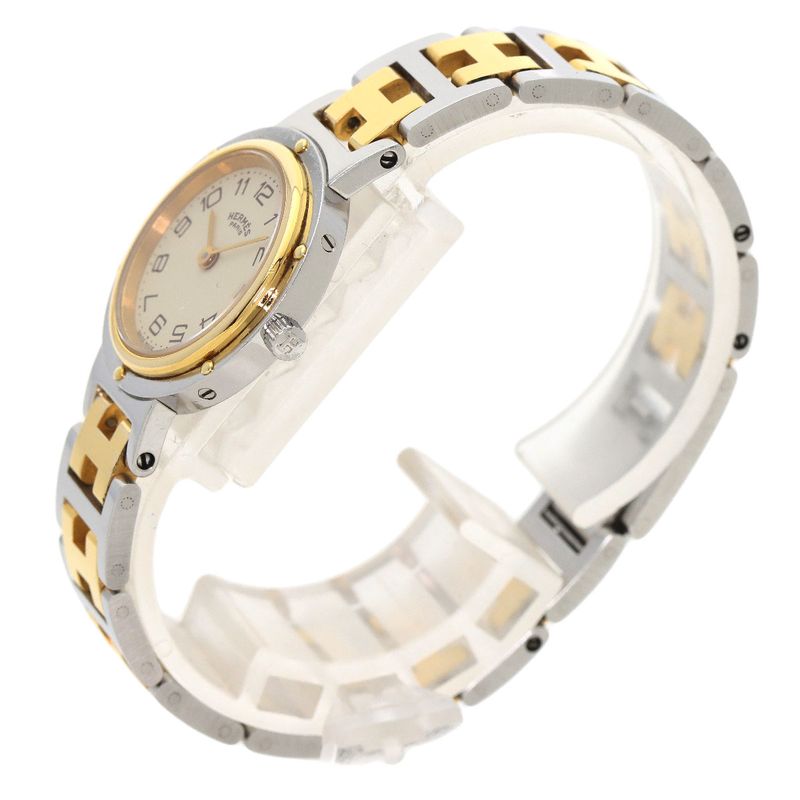 Hermes Clipper Old Belt Watch SS Ssxgp