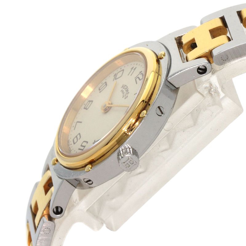 Hermes Clipper Old Belt Watch SS Ssxgp