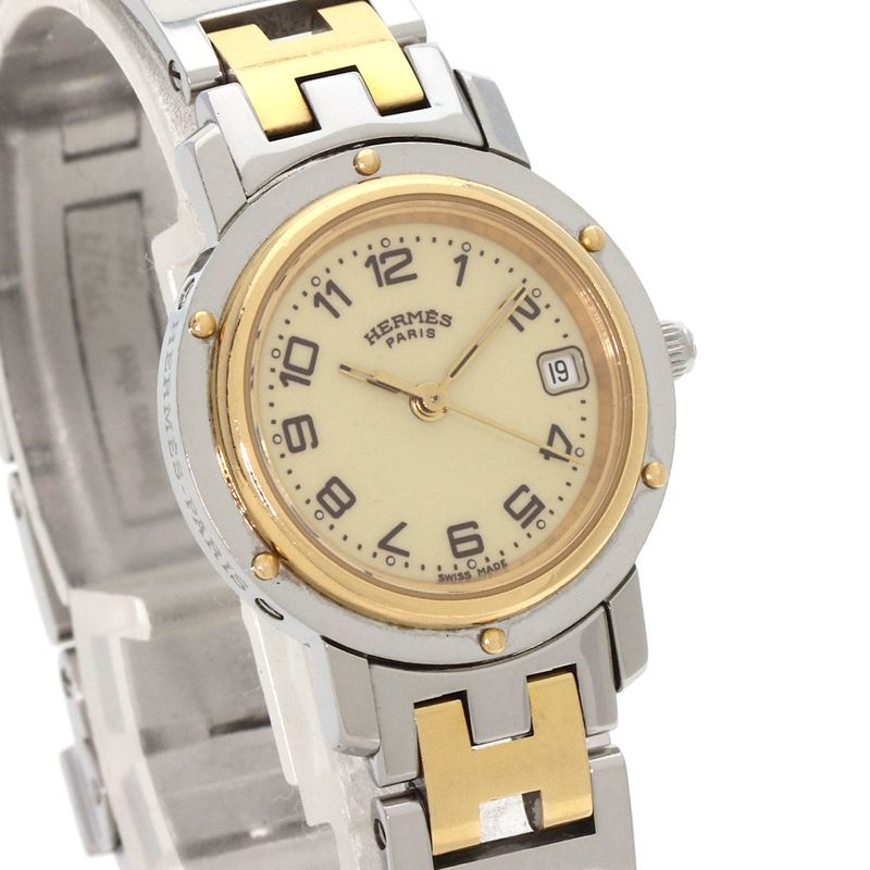 Hermes Clipper Watch SS Ssxgp