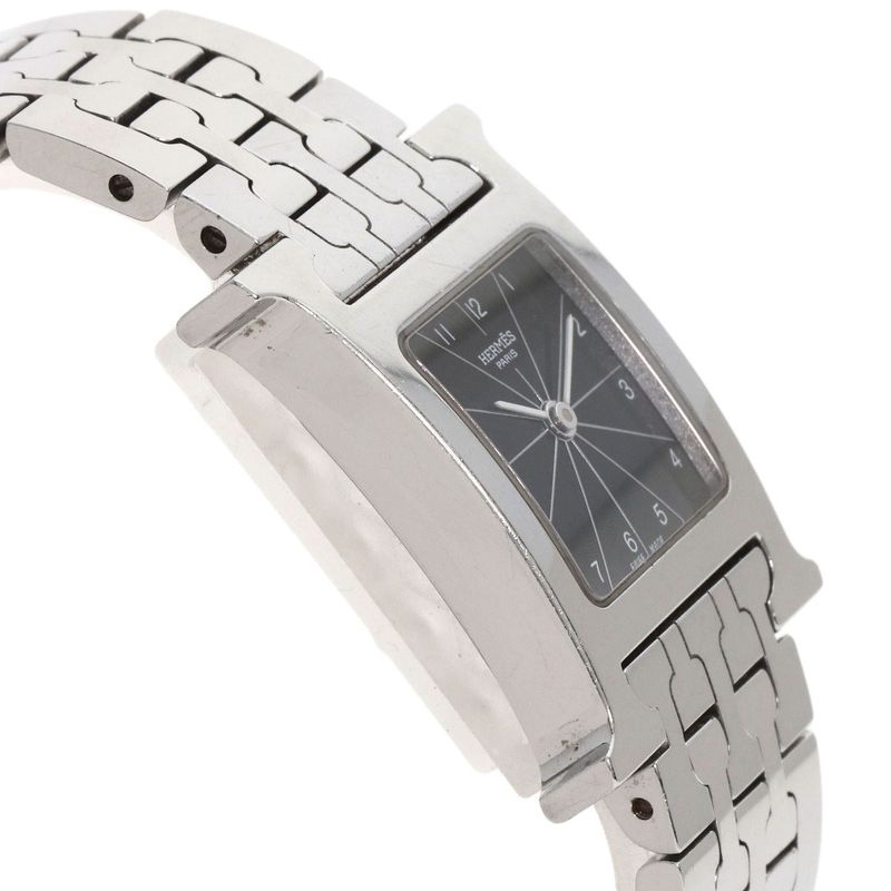 Hermes Watch SS Black