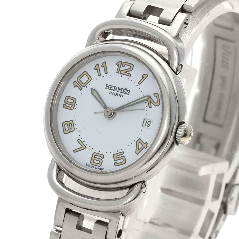 Hermes Pullman Watch SS
