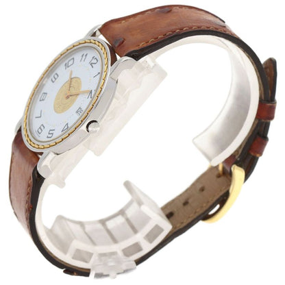 Hermes Serie Watch SS Leather