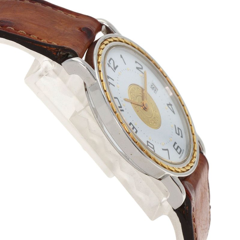 Hermes Serie Watch SS Leather