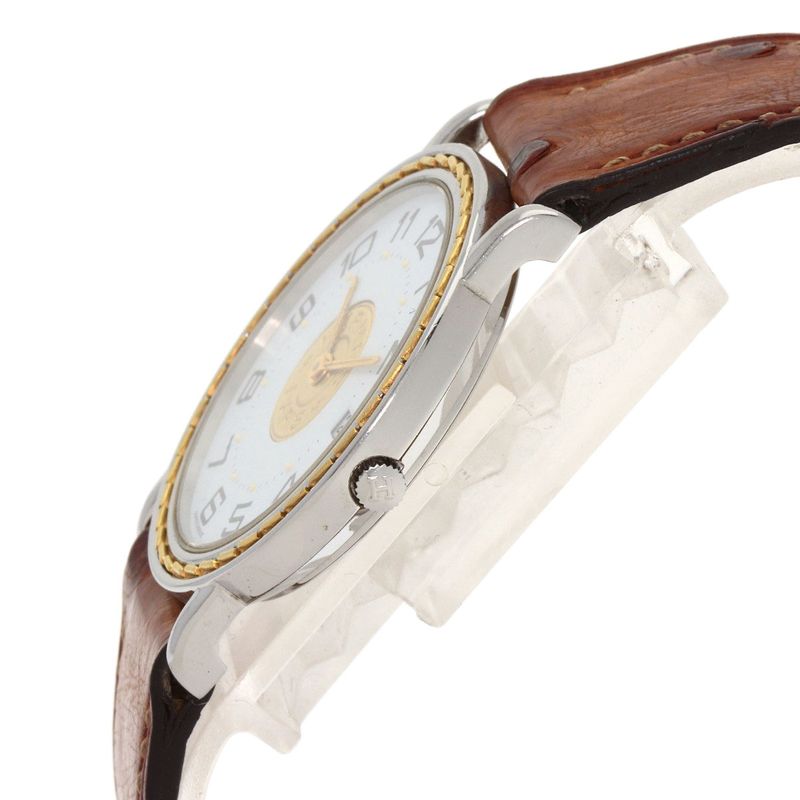 Hermes Serie Watch SS Leather