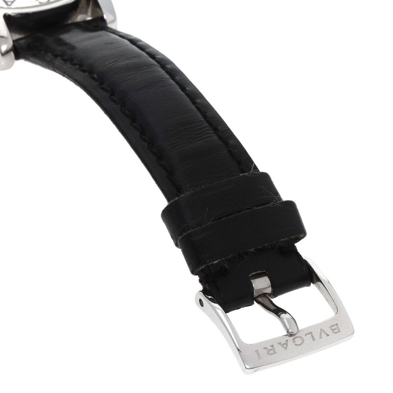 Bvlgari Solo Tempo Watch SS Leather