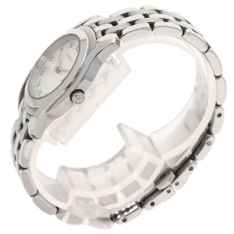 Gucci Round Face Watch SS