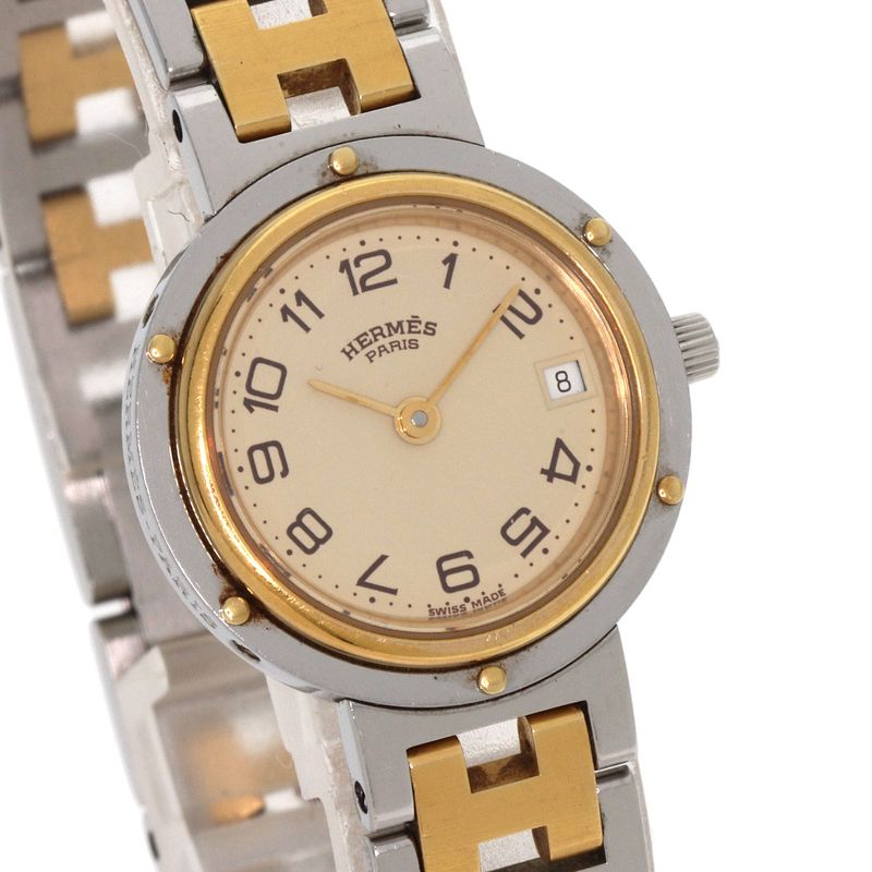 Hermes Clipper Watch SS Ssxgp