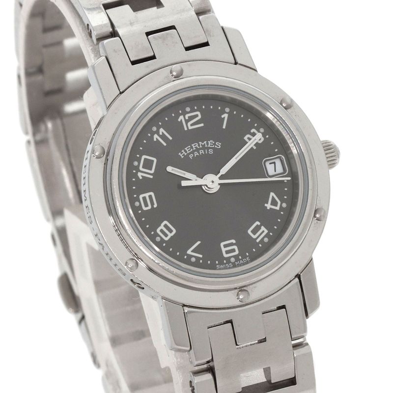 Hermes Clipper Watch SS