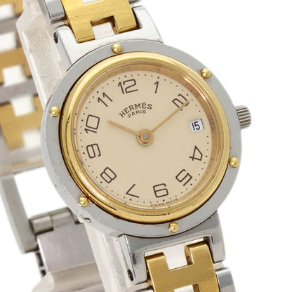 Hermes Clipper Old Belt Watch SS Ssxgp