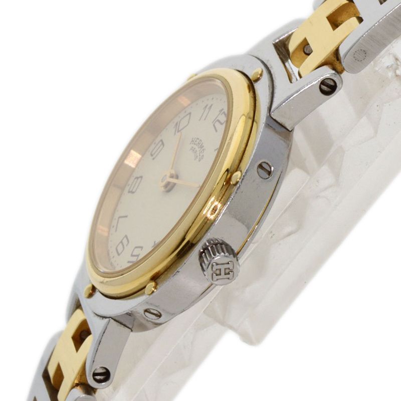Hermes Clipper Old Belt Watch SS Ssxgp