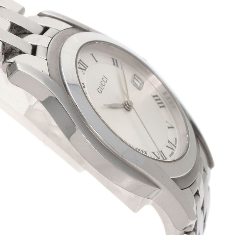 Gucci Round Face Watch SS