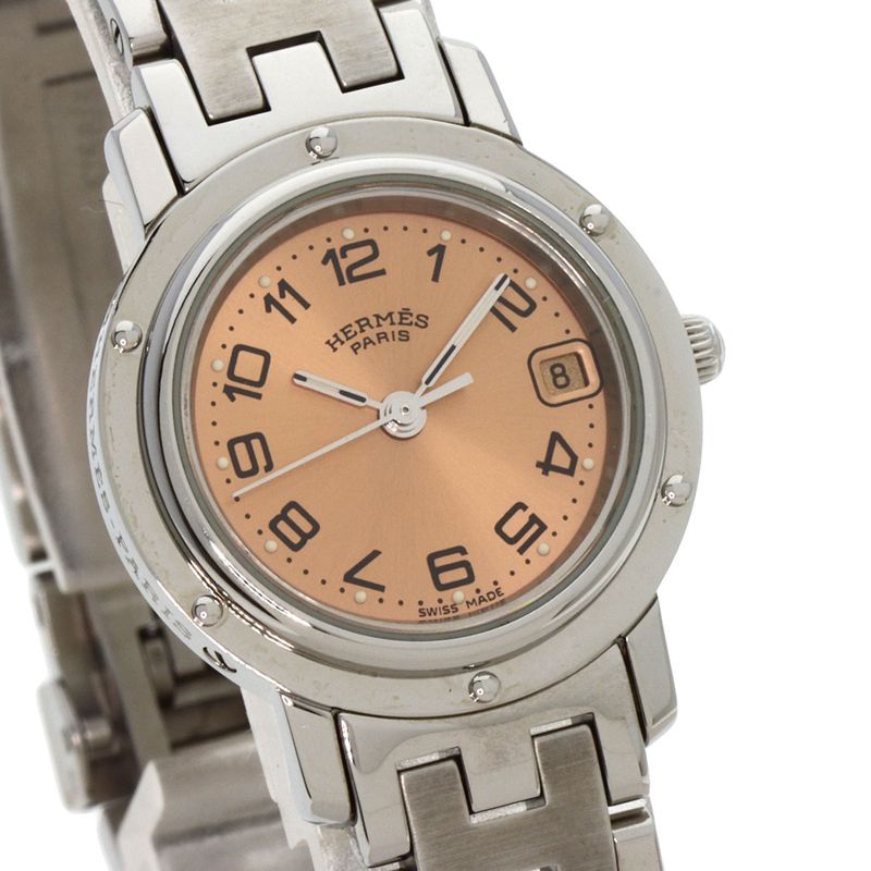 Hermes Clipper Watch SS