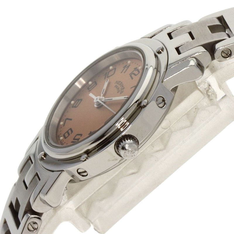 Hermes Clipper Watch SS