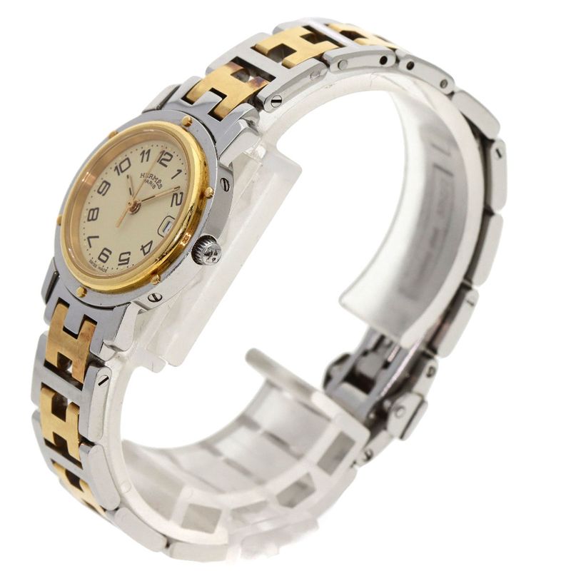 Hermes Clipper Watch SS Ssxgp