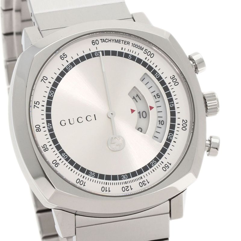 Gucci Grip Chronograph Watch SS
