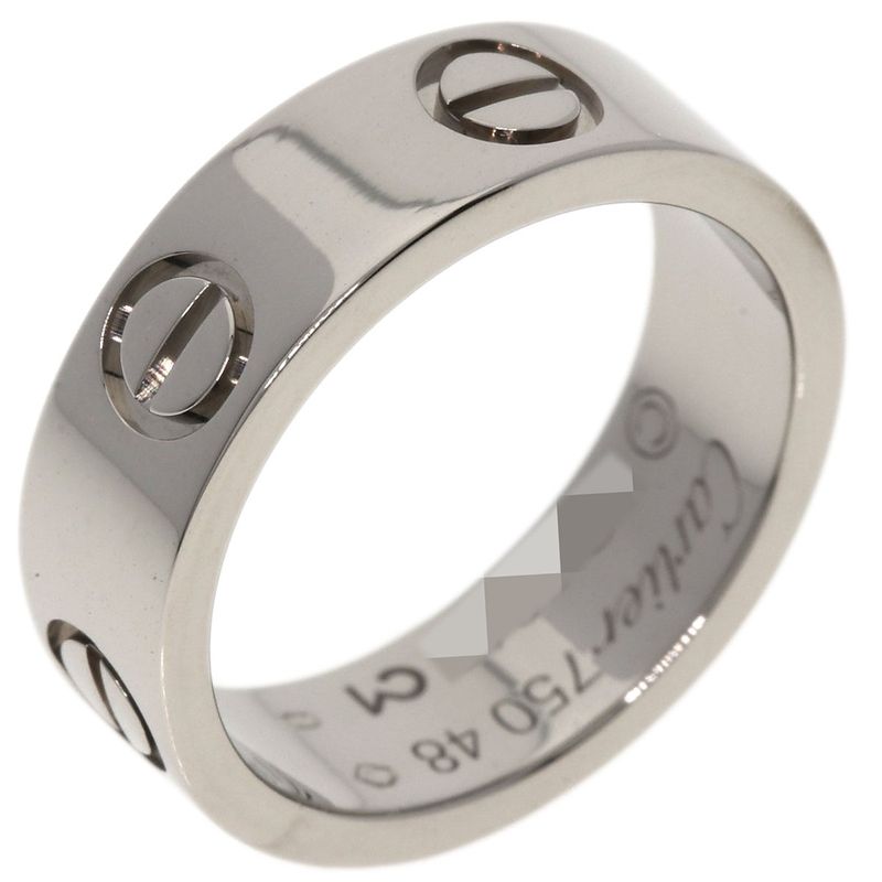 Cartier Love Ring 48 Ring 18K White Gold