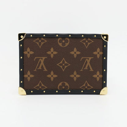 Louis Vuitton Box Trunk Monogram Case Wood