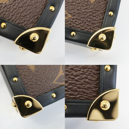 Louis Vuitton Box Trunk Monogram Case Wood