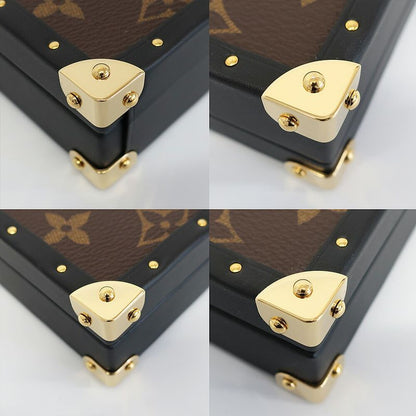 Louis Vuitton Box Trunk Monogram Case Wood
