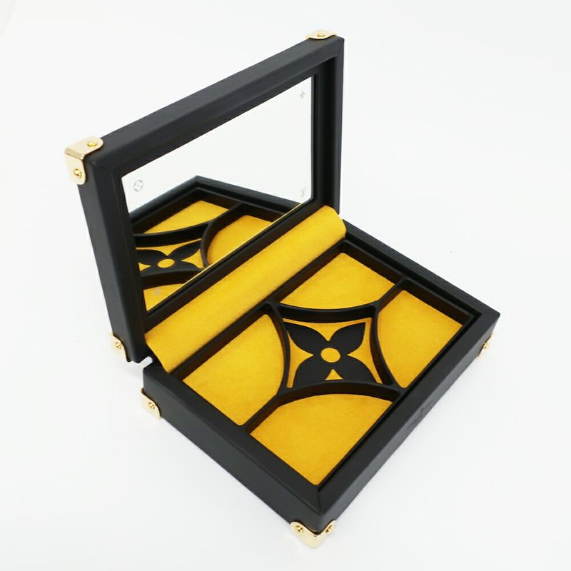 Louis Vuitton Box Trunk Monogram Case Wood