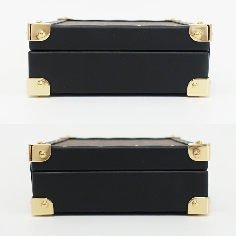 Louis Vuitton Box Trunk Monogram Case Wood