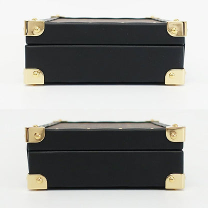 Louis Vuitton Box Trunk Monogram Case Wood