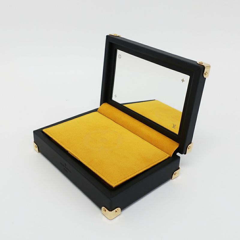 Louis Vuitton Box Trunk Monogram Case Wood