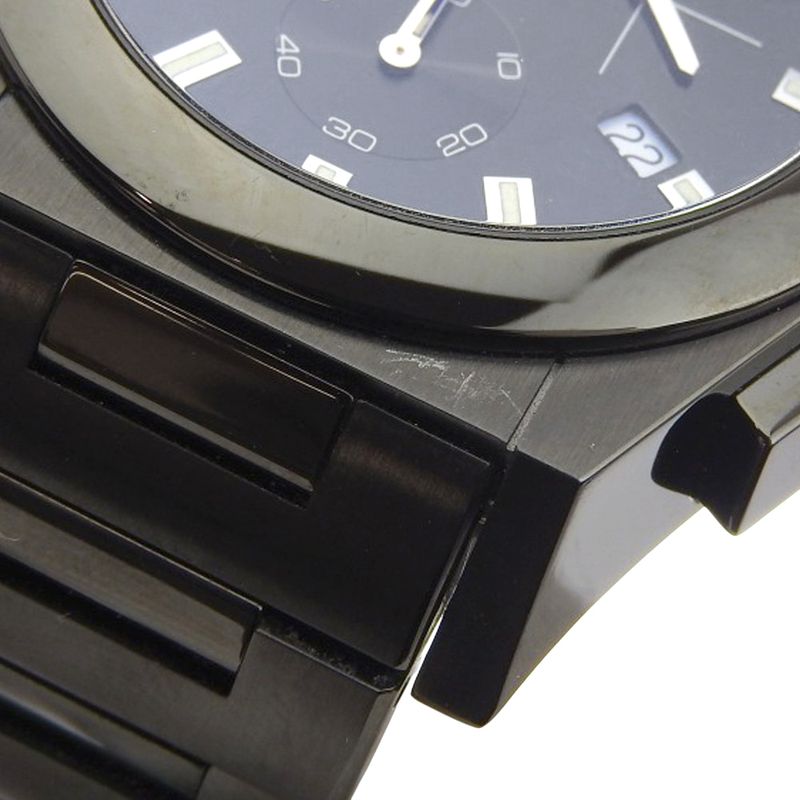 Gucci Pantheon 115.2 Stainless Steel Black Quartz Chronograph Dial
