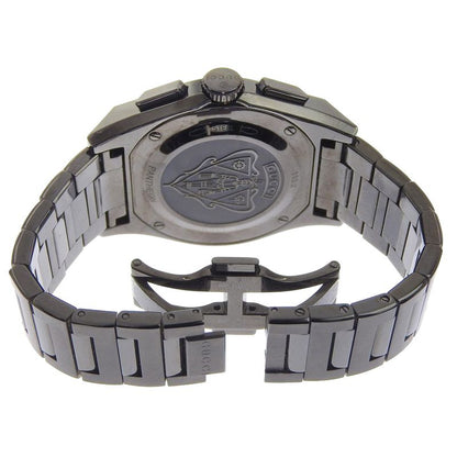 Gucci Pantheon 115.2 Stainless Steel Black Quartz Chronograph Dial