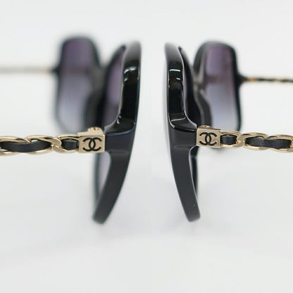 Chanel Sunglasses Black CC Logo 3C 57 17 135 Gold