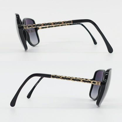 Chanel Sunglasses Black CC Logo 3C 57 17 135 Gold