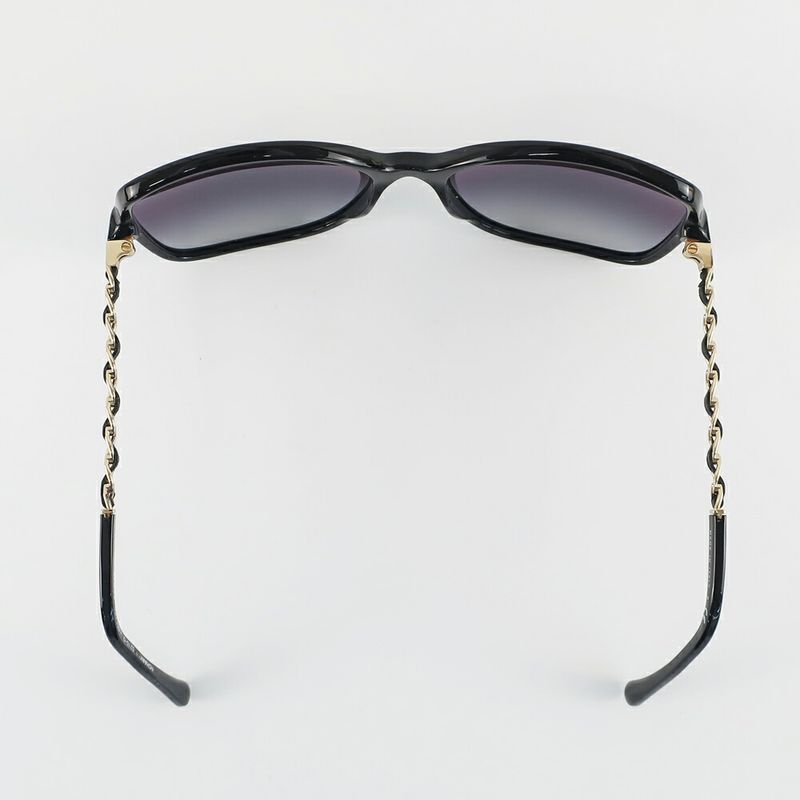 Chanel Sunglasses Black CC Logo 3C 57 17 135 Gold