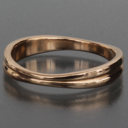 Tiffany & Co. Double Wave Ring 18K Pink Gold