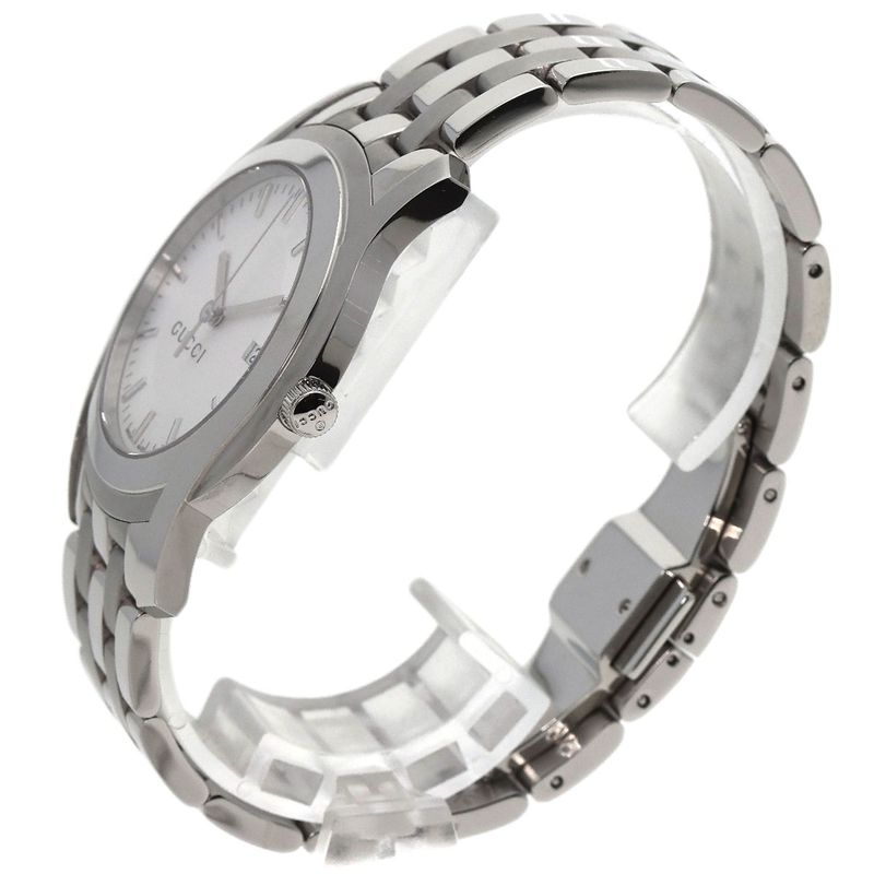 Gucci Round Face Watch SS