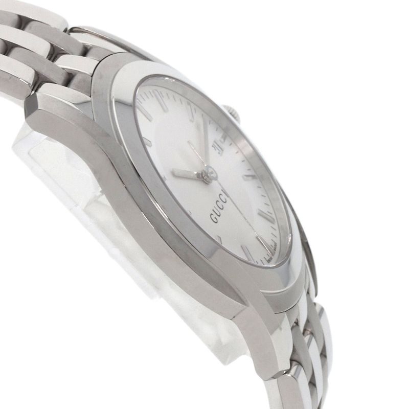Gucci Round Face Watch SS