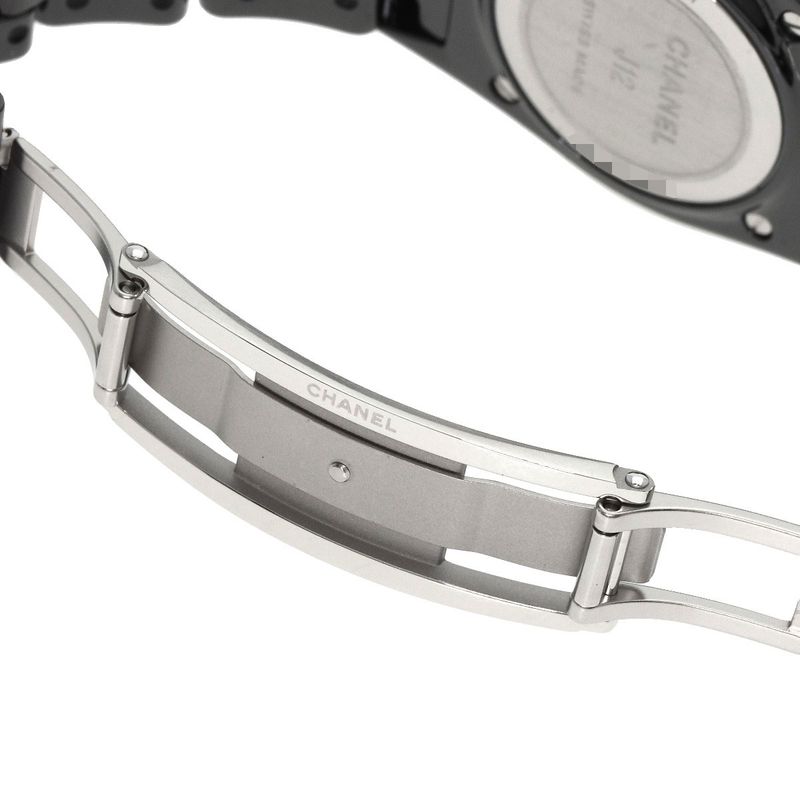 Chanel Ceramic Watch Black