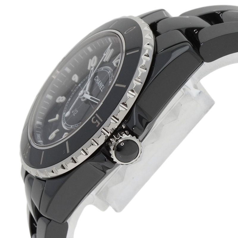 Chanel Ceramic Watch Black
