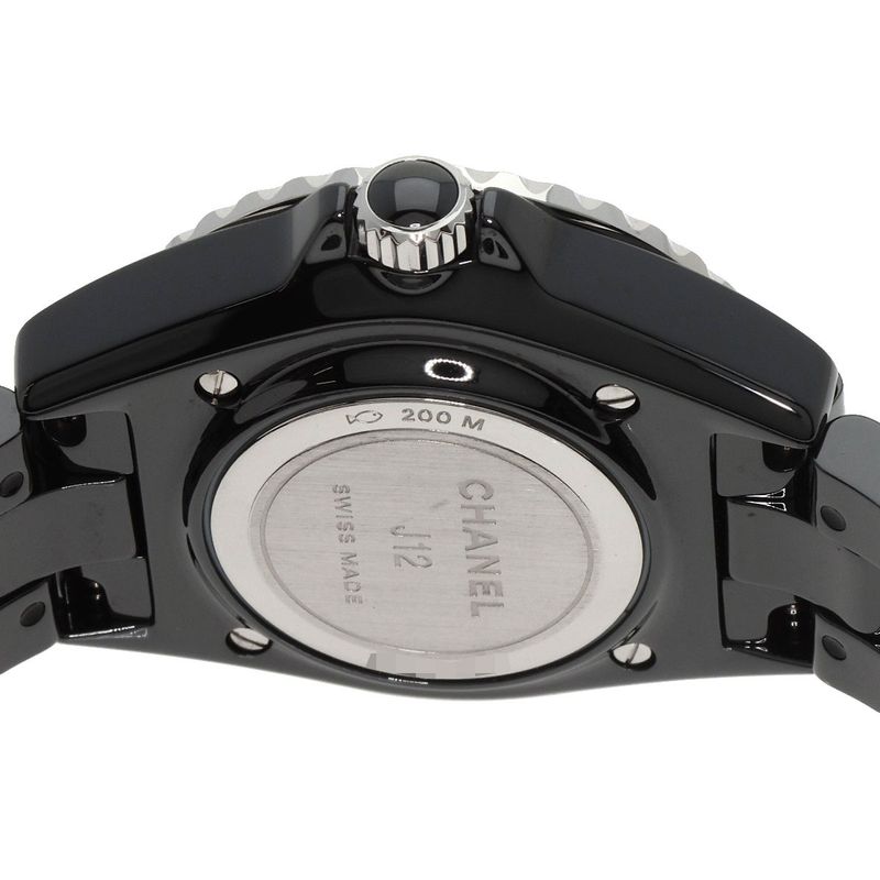 Chanel Ceramic Watch Black