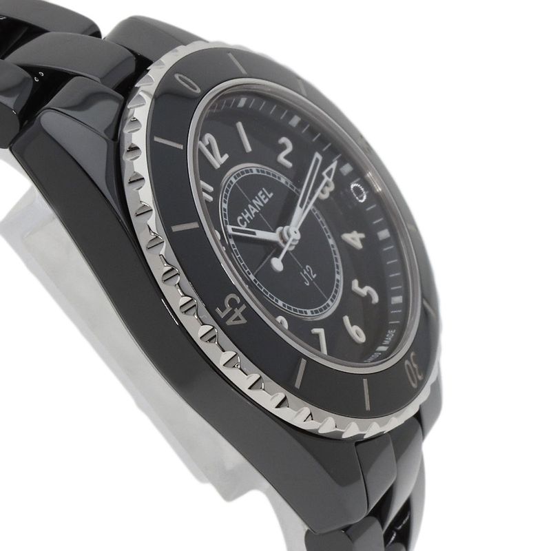Chanel Ceramic Watch Black